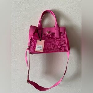 Juicy Couture Heart Juicy Pink Beachin Small Tote